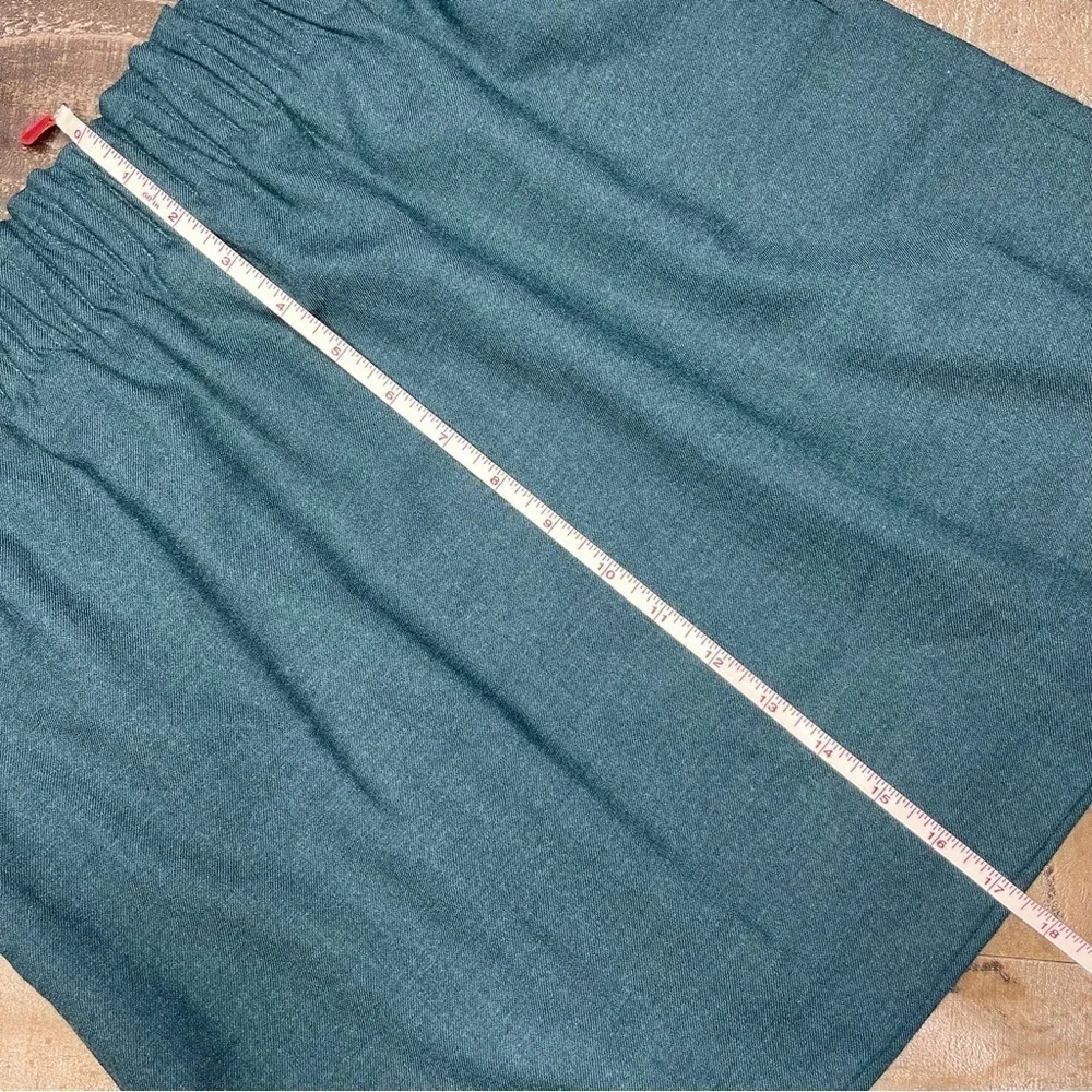 J Crew Green Wool Mini Skirt size 6